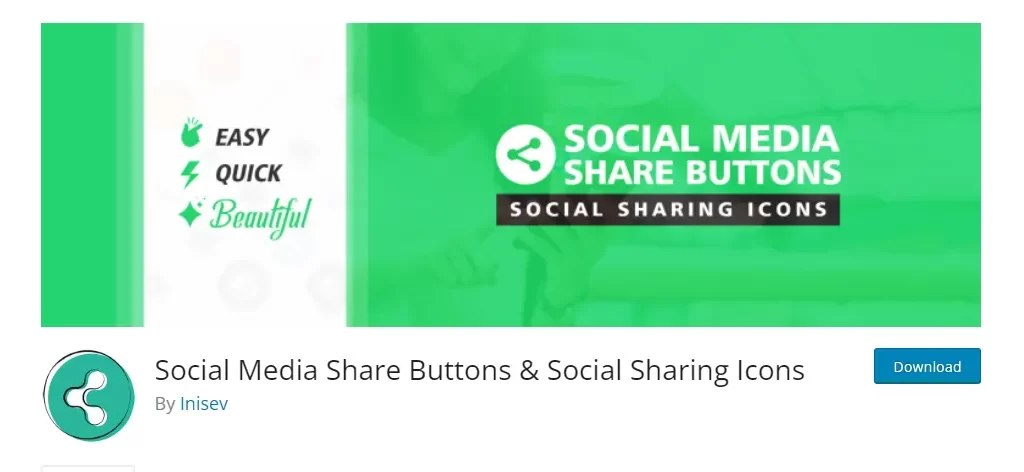 کردن دکمه اشتراک گذاری: social Media Share Buttons