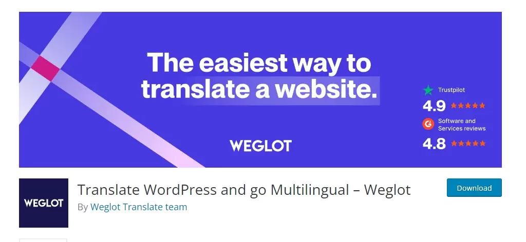 تبدیل سایت به چند زبانه: Weglot